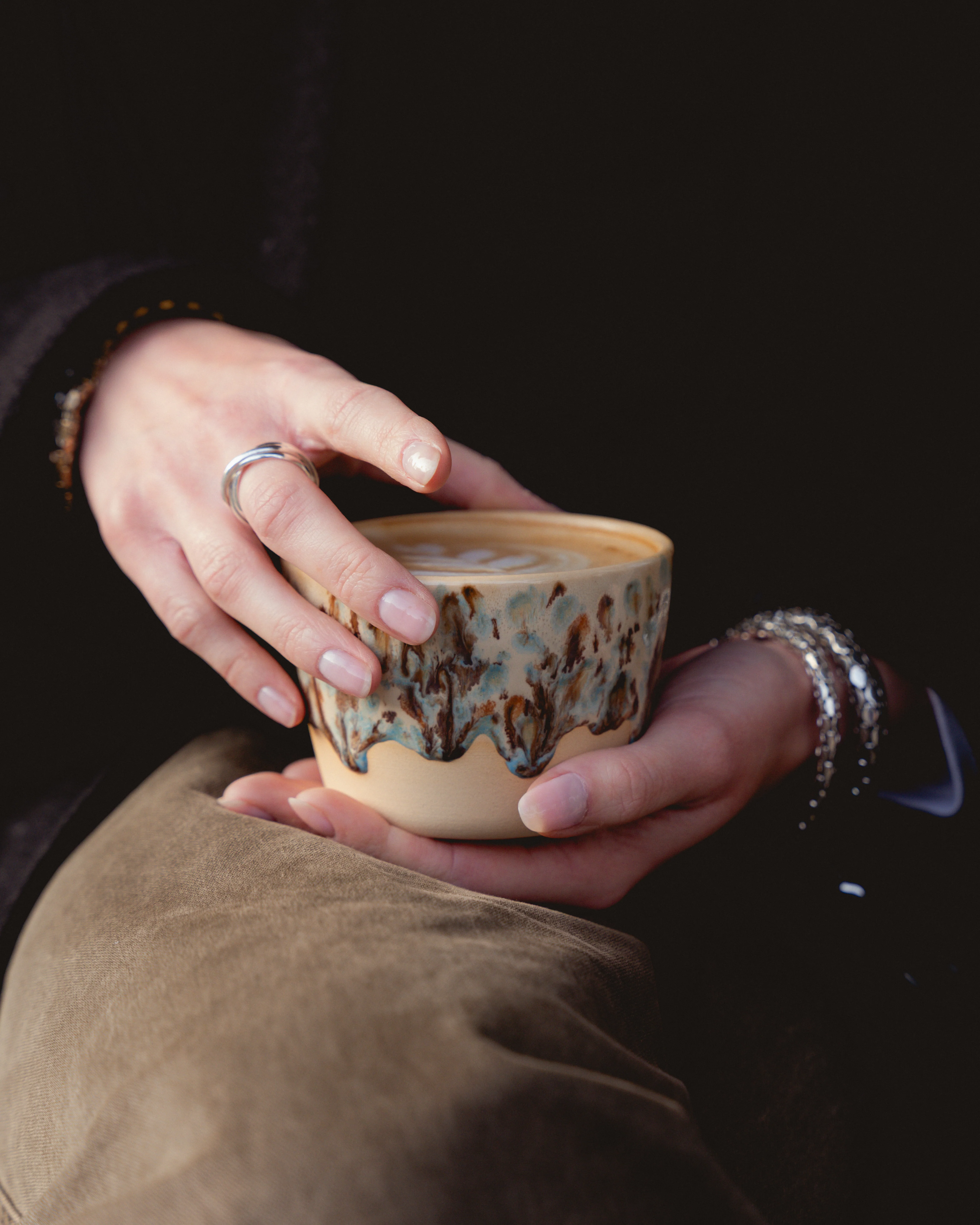 Drip Drop Ceramics Mocca Marble Mug - Image 2