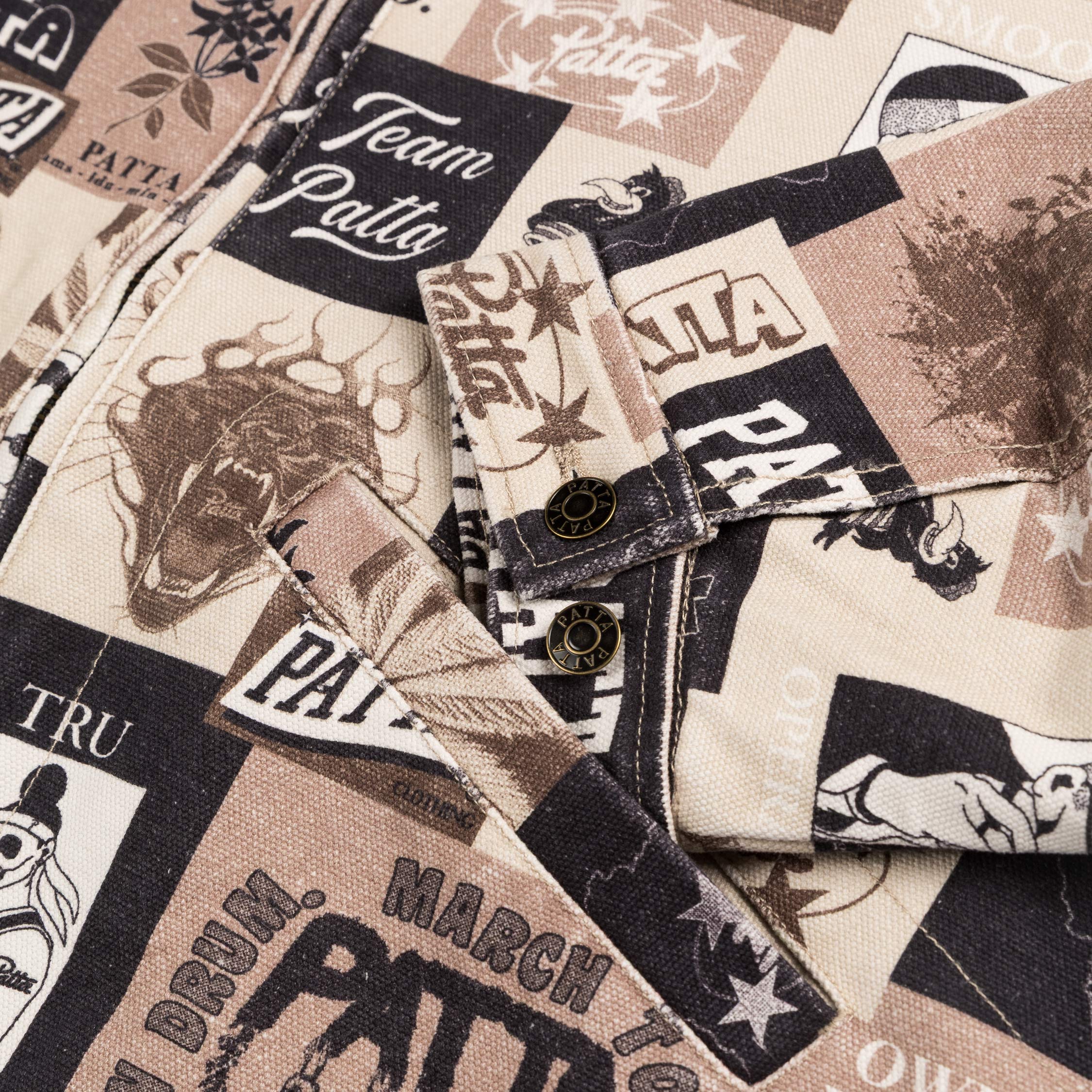 Patta Collage Insulated Canvas Jacket - Image 2